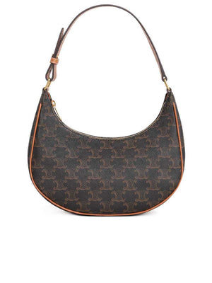 Ava Bag in Triomphe Canvas and Calfskin in Tan