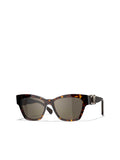 Butterfly Sunglasses CH5456QB Dark Havana & Brown