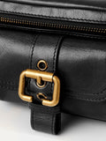 Small Camera Bag in Shiny Leather