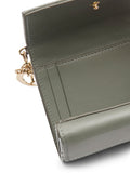 Lady Dior Lotus Wallet in Grey