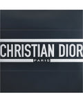 Large Dior Vibe Daily Pouch in Blue Calfskin