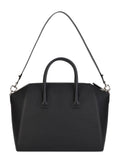 Medium Antigona bag in Black Grained Leather