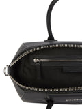 Medium Antigona bag in Black Grained Leather
