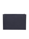 Large Pouch Antigona in Navy Grained Leather