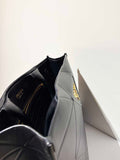 Large Leather Prada Symbole Bag with Topstitching in Black