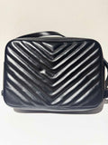 Lou Camera Bag in Quilted Leather Bronze Hardware