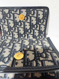 30 Montaigne Nano Pouch in Blue Dior Oblique Jacquard