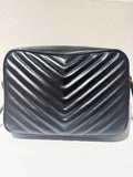 Lou Camera Bag in Quilted Leather Bronze Hardware