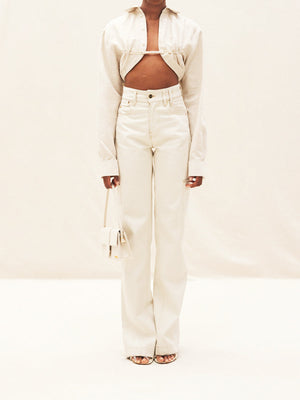La Chemise Machou in Light Beige