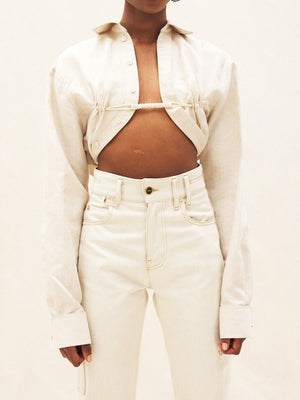La Chemise Machou in Light Beige