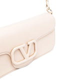 Loco Calfskin Shoulder Bag in Powder Rose