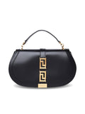 Greca Goddess Shoulder Bag in Black