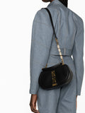 Greca Goddess Shoulder Bag in Black