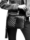 Lou Camera Bag in Quilted Leather Beige