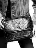 Niki Medium in Crinkled Vintage Leather