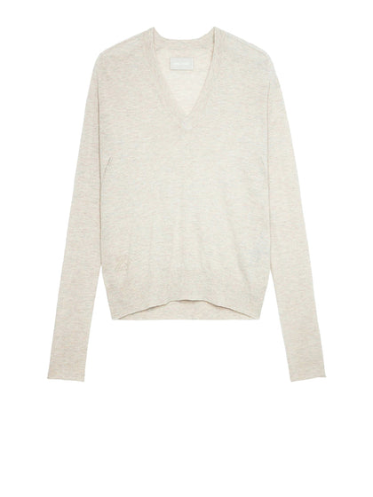 River Cashmere Jumper in Sugar Multico