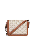 Teen Triomphe Bag in Triomphe Canvas and Calfskin