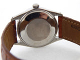PRE OWNED MENS ROLEX STAINLESS STEEL OYSTER PERPETUAL WITH A SILVER DIAL 1007