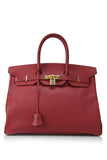Rouge Moyen Courchevel Birkin 35