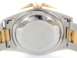 Pre Owned Mens Rolex Two-Tone Datejust Turn-O-Graph with a Gold Dial 16263