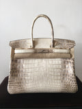 Hermès Birkin 35 Himalaya Niloticus New 2015