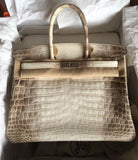 Hermès Birkin 35 Himalaya Niloticus New 2015