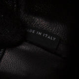 Miu Miu Black Madras Nappa Leather Handbag