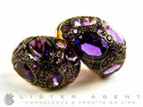 POMELLATO earrings Tabou amethysts