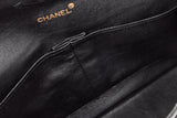 Vintage Pre-owned Chanel Lizardskin Leather Double Flap Bag