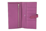 Pre-Owned Hermès Pink Ostrich Bearn Gusset Wallet