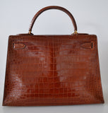 Hermes Kelly 32 Miel Crocodile Porosus
