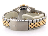 Pre Owned Mens Rolex Two-Tone Diamond Datejust with a Blue Dial 16233