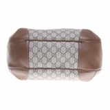 Gucci 309618 Beige/Ebony GG Supreme Canvas Shoulder Bag