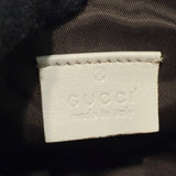 Gucci 212203 White GG Guccissime Leather Clutch
