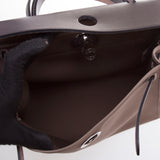 Hermes Etoupe Herbag Zip 31cm (T Stamp)