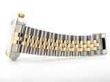 Pre Owned Mens Rolex Two-Tone Datejust with a Black Dial 16013