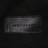 YSL / Saint Laurent 379039 Black Calfskin Matelasse Pouch