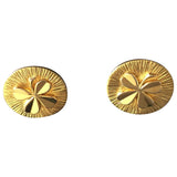 Chanel gold gold plated earrings