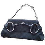 Gucci black cloth handbag