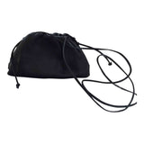 Bottega Veneta pouch black leather clutch bag