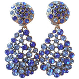 Oscar De La Renta gold metal earrings