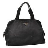 Prada black cloth handbag