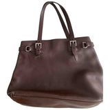 Prada brown leather handbag