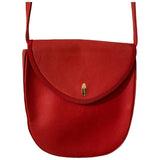 Bally red leather handbag