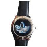 Adidas black steel watch