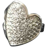 Guess silver metal rings