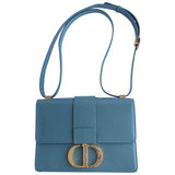 Dior 30 montaigne green leather handbag