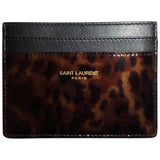 Saint Laurent brown patent leather case