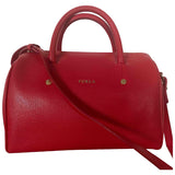 Furla candy bag red leather handbag