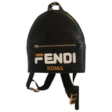 Fendi black cloth backpacks